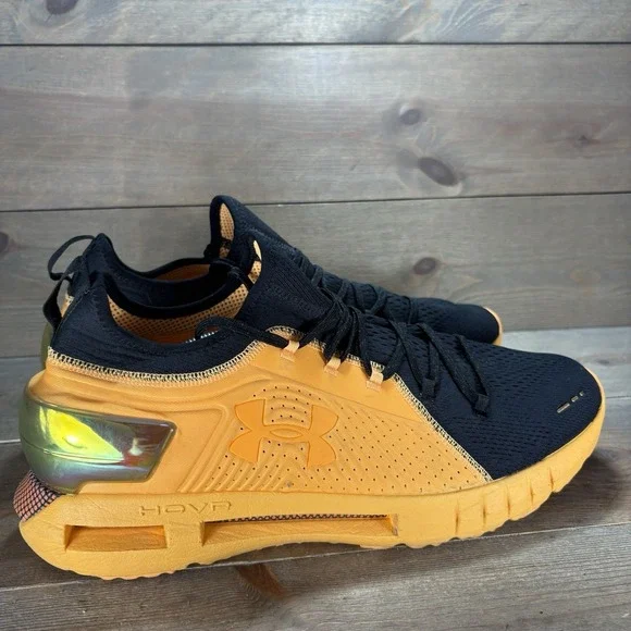 under armour HOVR phantom SE mens size 14 shoes orange athletic running sneakers - Picture 2 of 9